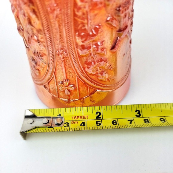 Vintage Imperial Windmill Marigold Carnival Glass 4in Tumbler Set of 5 w issues - Picture 8 of 12